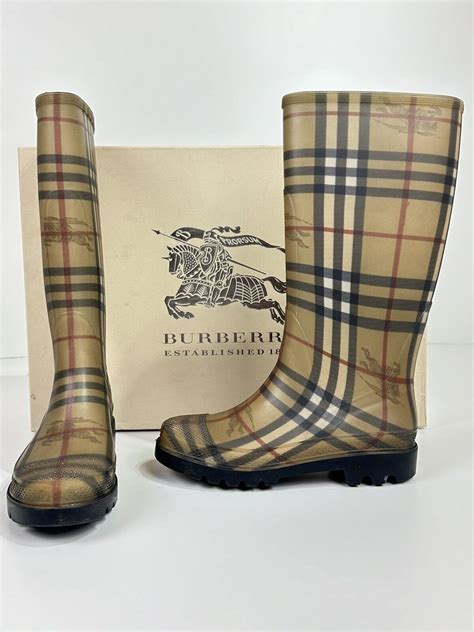 burberry rain boots tumblr|burberry haymarket rain boots.